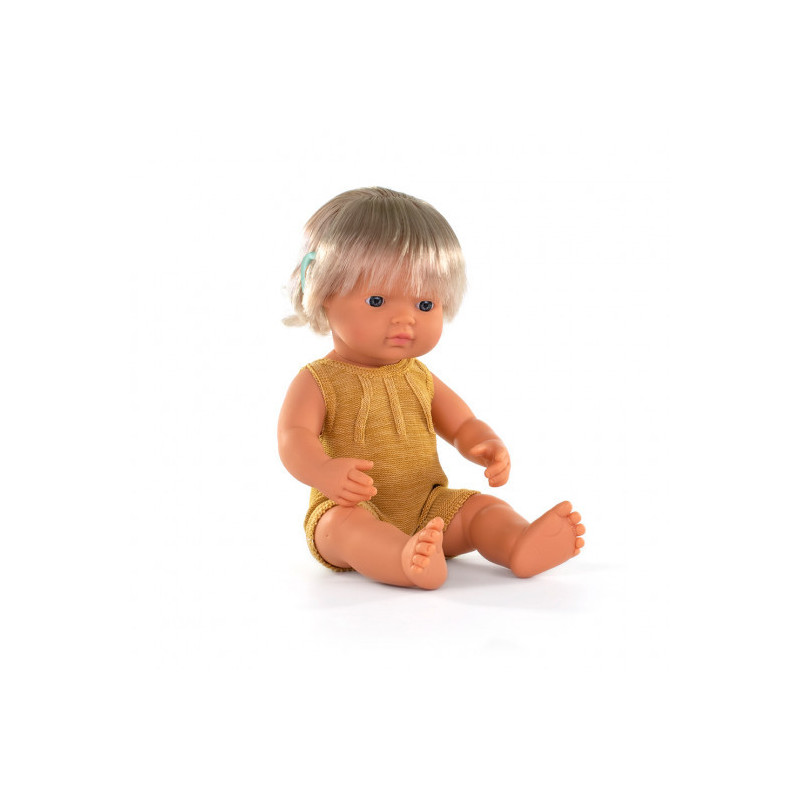 Miniland - Docka Olivia med sparkdräkt, 38 cm