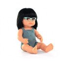 Miniland - Docka Chi med sparkdräkt, 38 cm