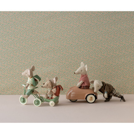 Maileg - Abri à tricycle, Mouse - Grön