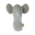 Maileg - Lullaby friends, Elephant rattle - Light dusty blue
