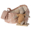 Maileg - Bunny in carry cot, Micro