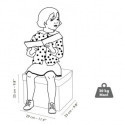 Djeco - Seat Toy Box - Caravan