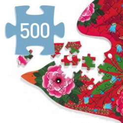 Djeco - Puzz'Art, Bird, 500 pcs FSC