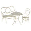 Maileg - Café set, Mouse, Small - Off white