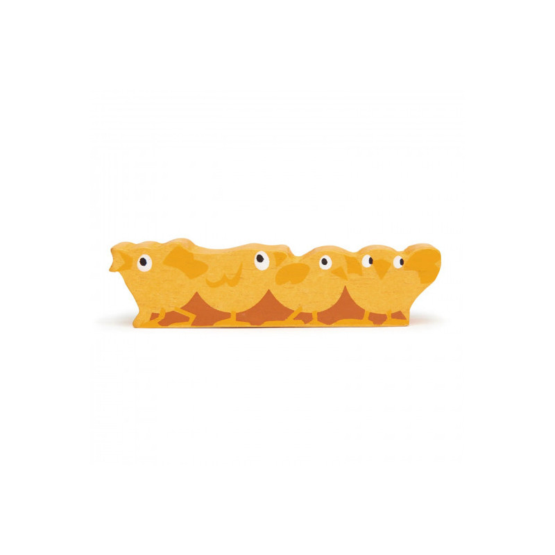Tender leaf toys - Kycklingar i trä
