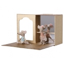 Maileg - Ballet mice in dance studio, Little sister and brother