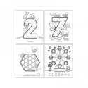 OOLY - Color-in’ Book – 123 Shapes & Numbers