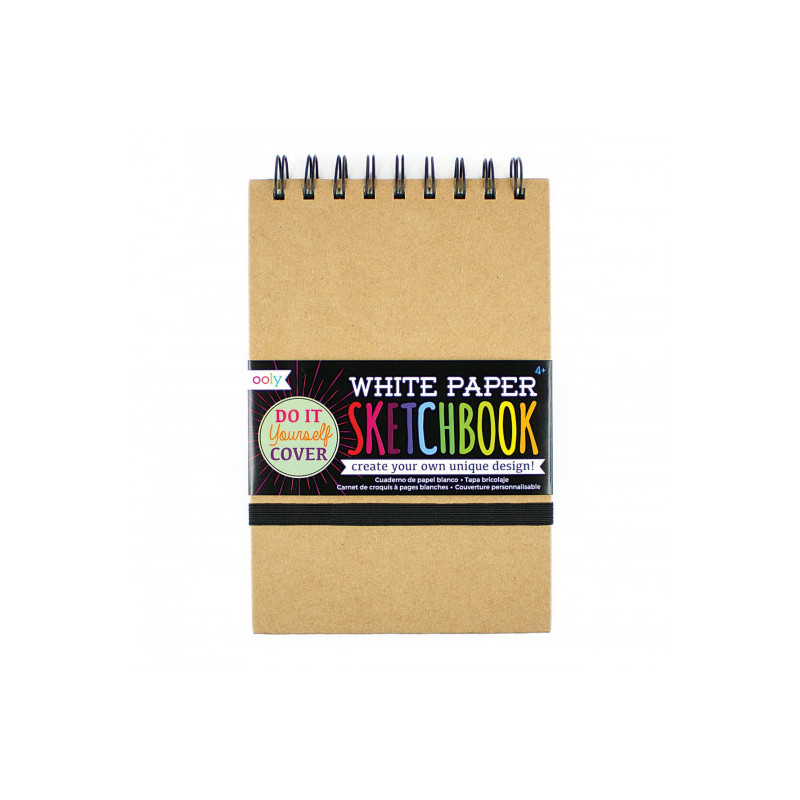 OOLY - DIY Cover Sketchbook – Small White Paper