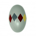 MAMAMEMO - Maraca Egg, Green, Harlekin