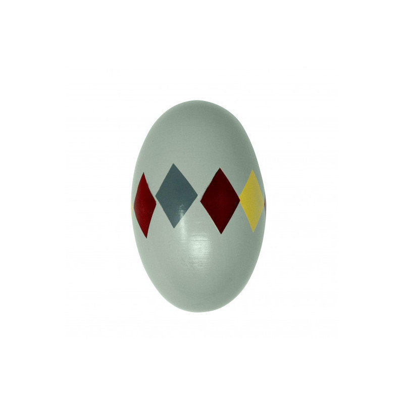 MAMAMEMO - Maraca Egg, Green, Harlekin