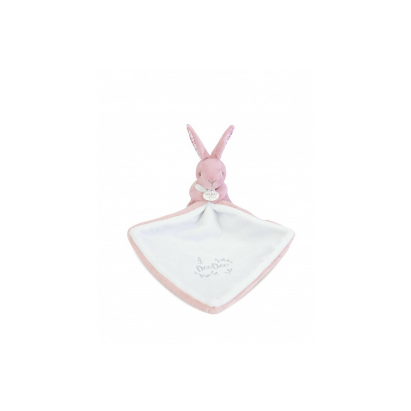 Doudou et Compagnie - BUNNY DOUDOU BUNNY with a comforter pink