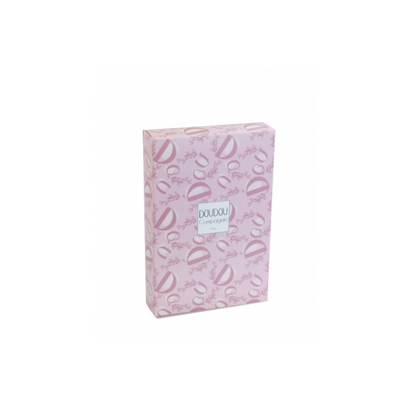 Doudou et Compagnie - BUNNY DOUDOU BUNNY with a comforter pink