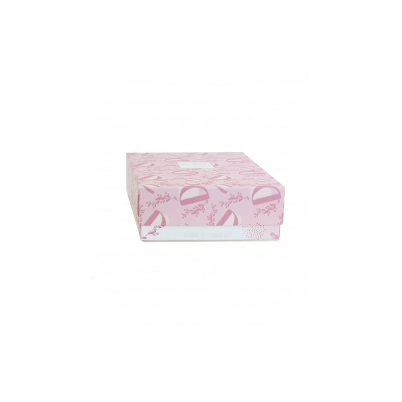 Doudou et Compagnie - BUNNY DOUDOU BUNNY with a comforter pink