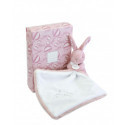 Doudou et Compagnie - BUNNY DOUDOU BUNNY with a comforter pink