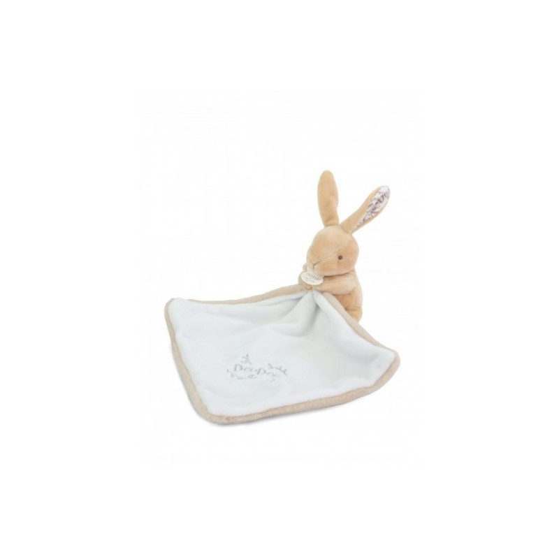 Doudou et Compagnie - BUNNY DOUDOU BUNNY with a comforter beige