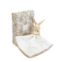 Doudou et Compagnie - BUNNY DOUDOU BUNNY with a comforter beige