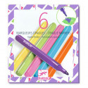 Djeco - 6 Opaque Markers - 80s