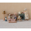Maileg - Sofa bed, Mouse - Dots