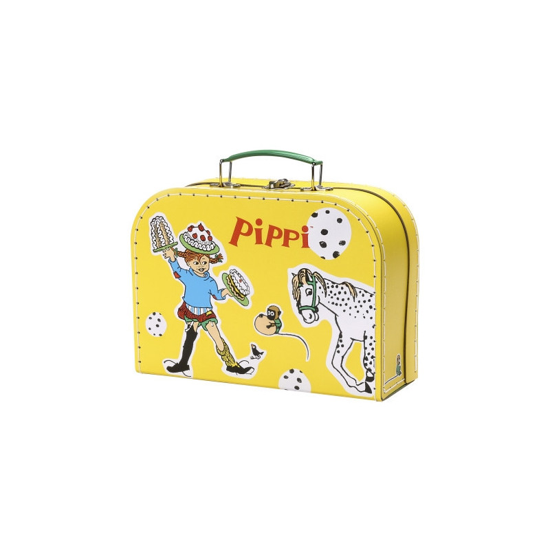 Pippi - Pippi Pappväska, 25 Cm, Gul