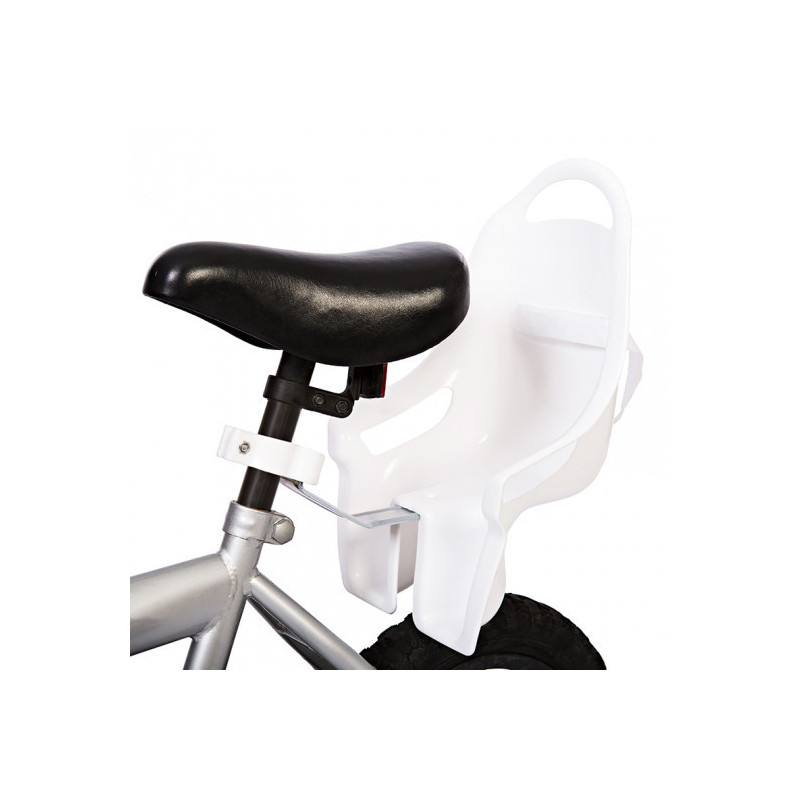 MaMaMeMo - Cykelsits till dockan, vit