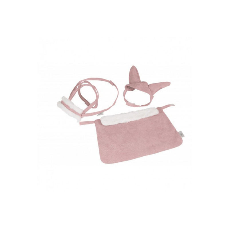 byAstrup - Täcke, hätta och träns till käpphäst, rosa