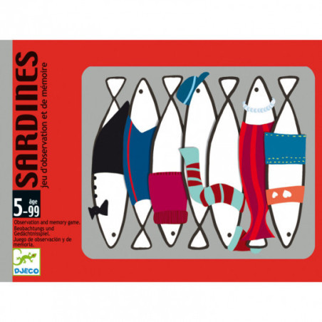 Djeco - Playing cards, Sardines