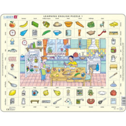 Larsen - Pussel Learning English, The Kitchen