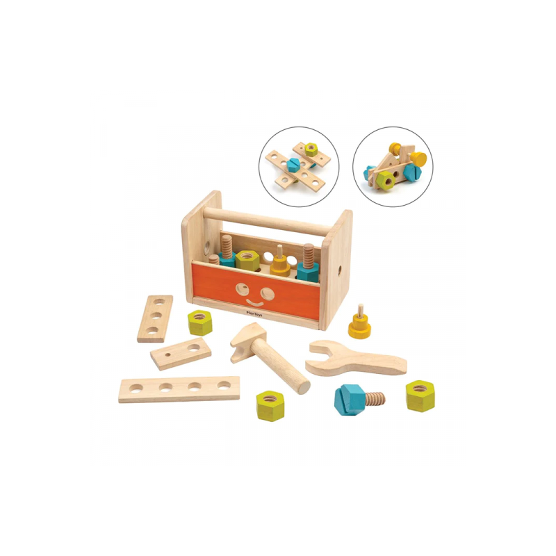 PlanToys - Verktygslåda, robot