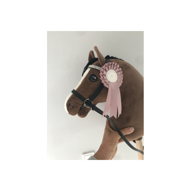 Cheval Roi - rosetter käpphäst, blå/rosa