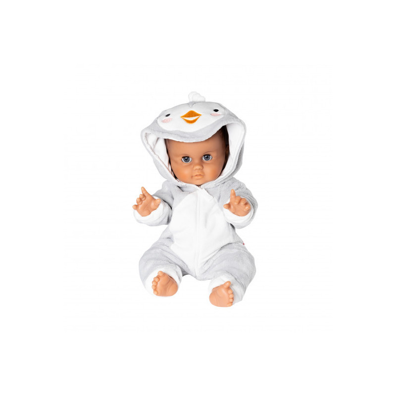 Heless - Onepiece till dockan, pingvin (35-45cm)