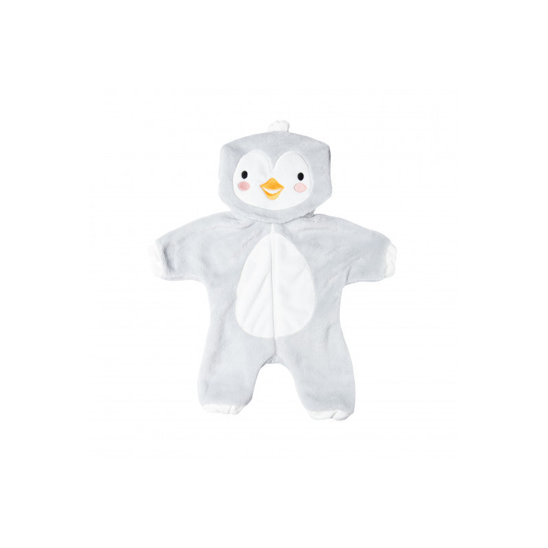 Heless - Onepiece till dockan, pingvin (35-45cm)