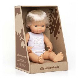 Miniland - Docka Wille, 38 cm