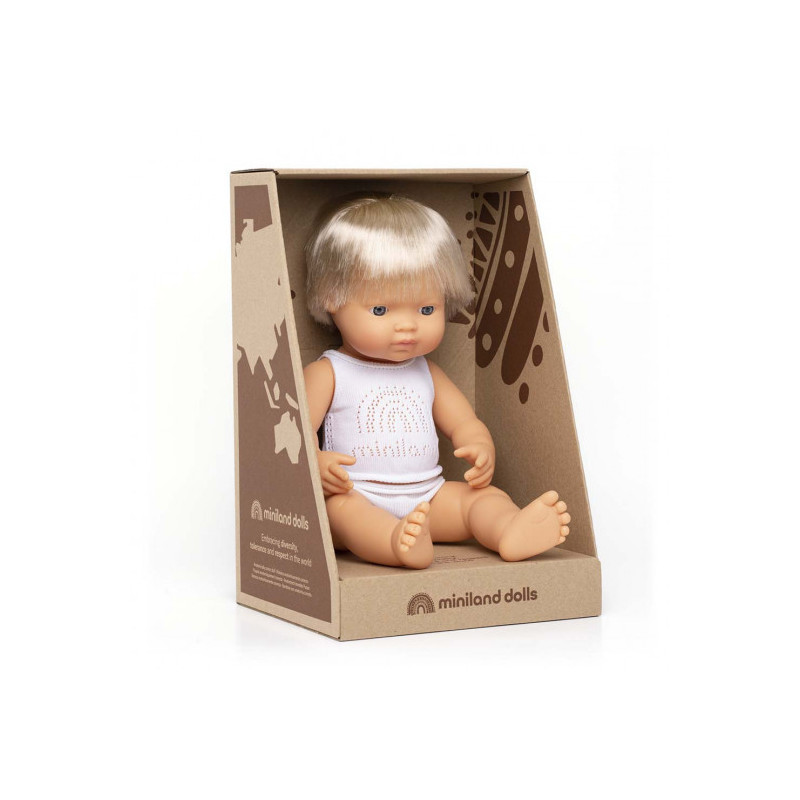 Miniland - Docka Wille, 38 cm