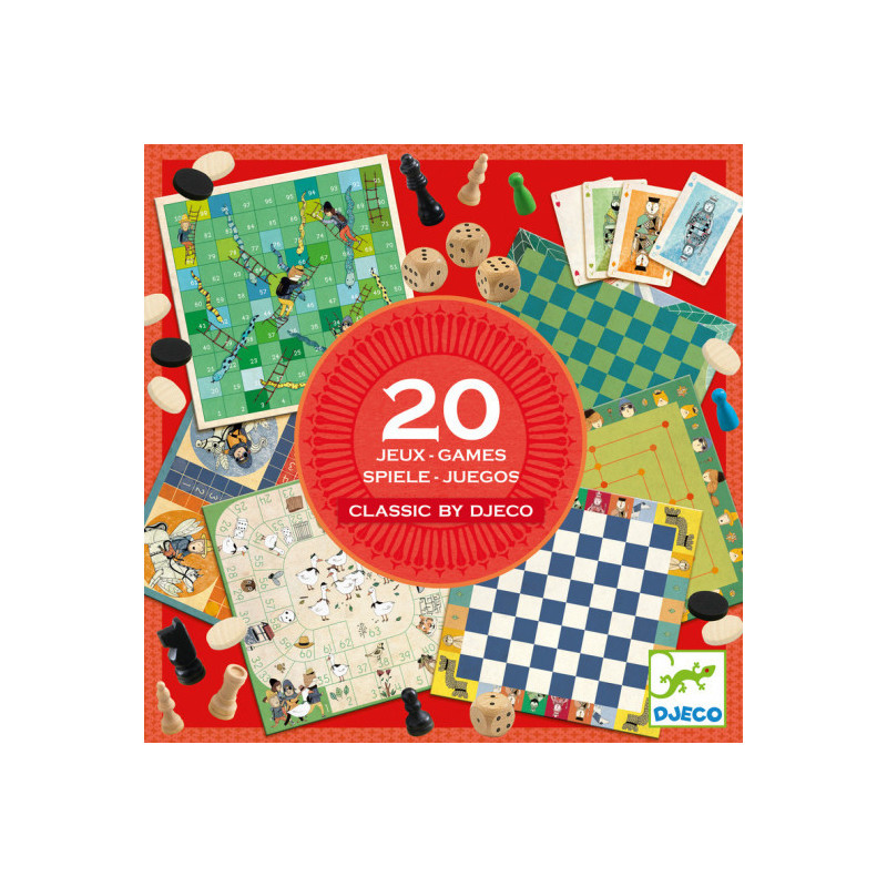 Djeco - Klassiska spel i en box
