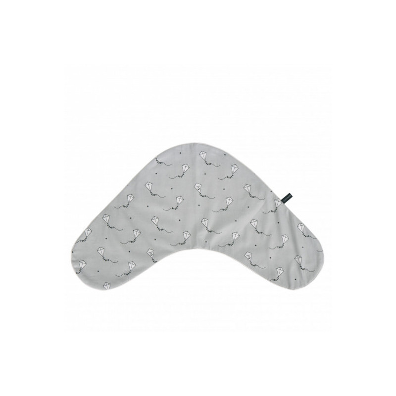 Roommate - Kite nursing pillow cover grey/black