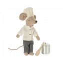 Maileg - Chef mouse w. soup pot and spoon