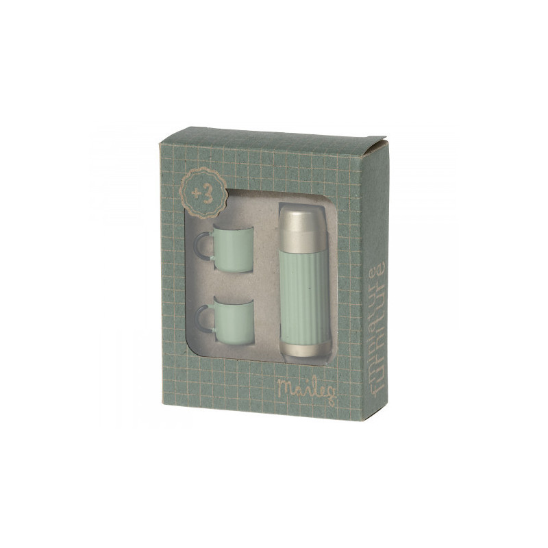 Maileg - Miniatyr, Termosset, mint