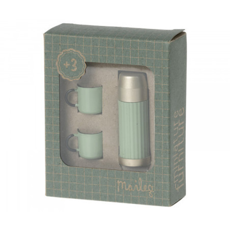 Maileg - Miniatyr, Termosset, mint