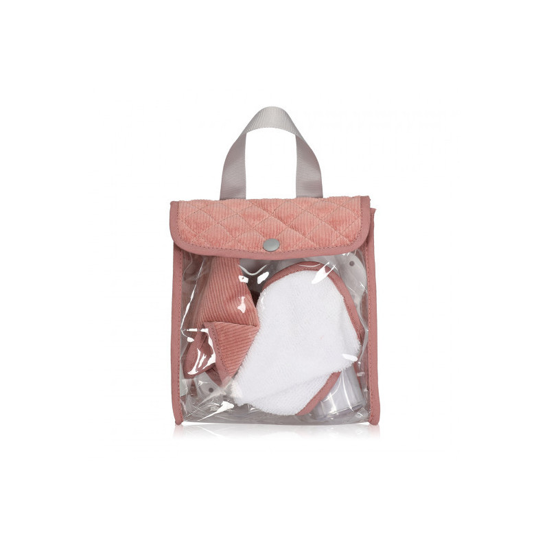 MaMaMeMo - Docktillbehör i väska, rosa