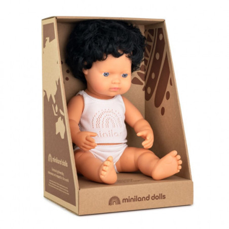Miniland - Docka Noah, 38 cm