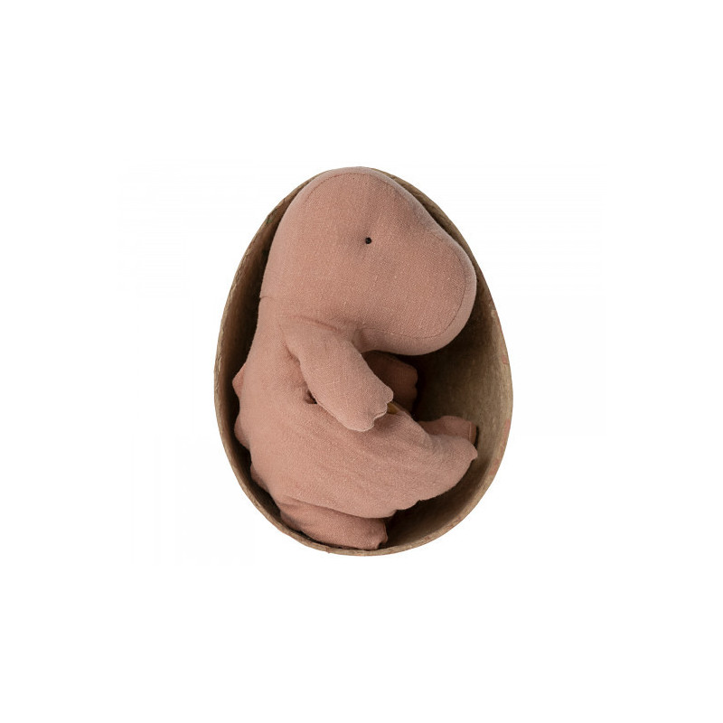 Maileg - Gantosaurus i ägg, liten, Vintage Rose