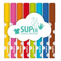 Djeco - 8 felt-tips for little ones