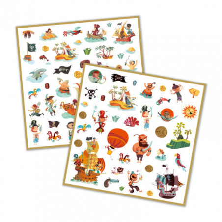 Djeco - Stickers Pirates