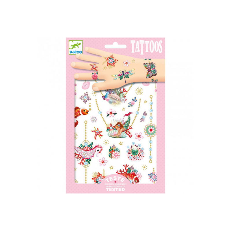 Djeco - Tattoo, Fiona's Jewels