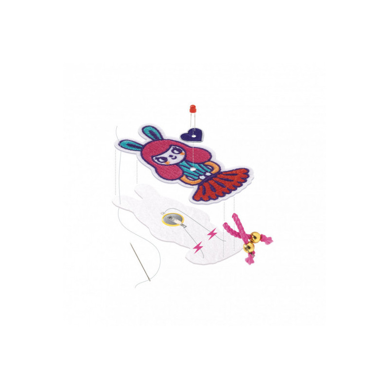 Djeco - Brooch - Bunny girl