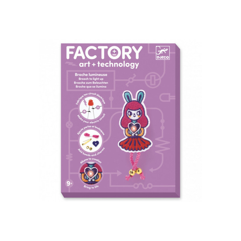 Djeco - Brooch - Bunny girl
