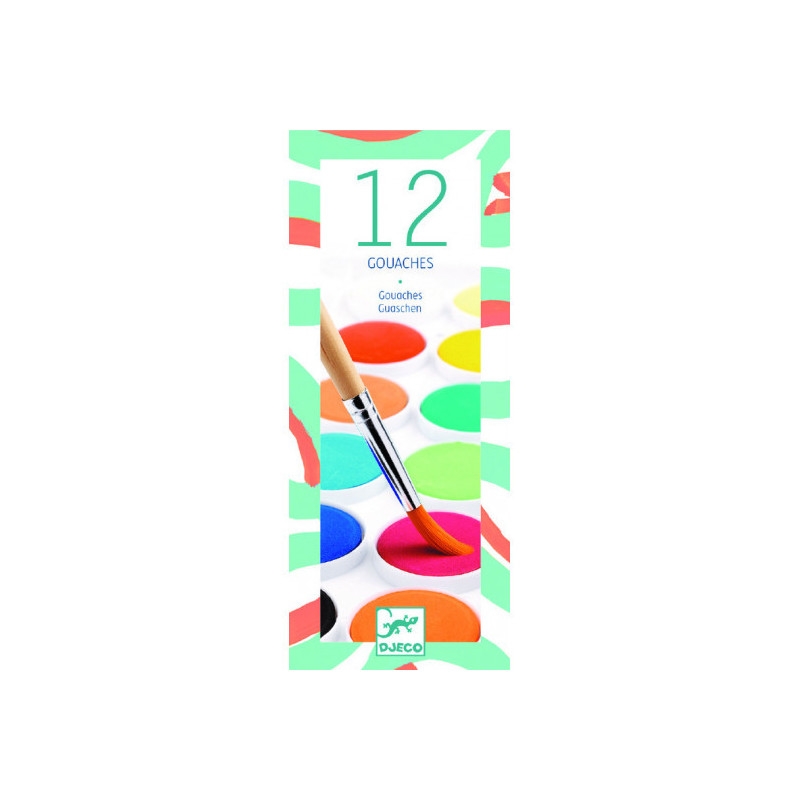 Djeco - 12 color cake - classic
