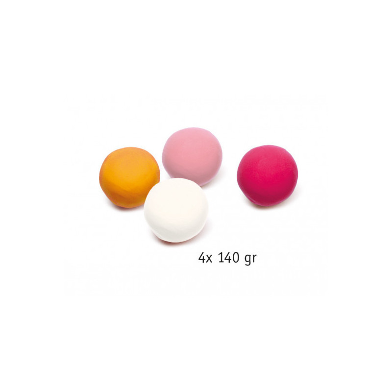Djeco - 4 tubs of play dough, Sweet