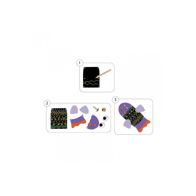 Djeco - Scratch the funny animals