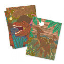 Djeco - Scratch card, When dinos reigned